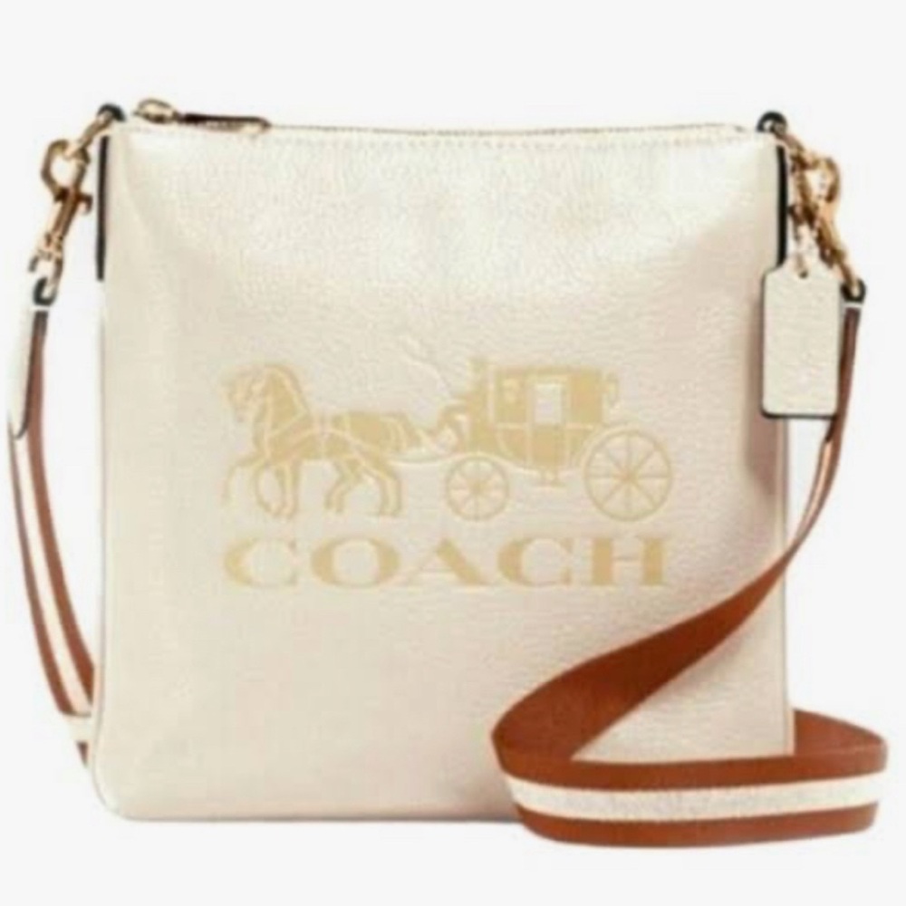 Coach Jes Slim Cross-body Bag 1897 Chalk NWOT